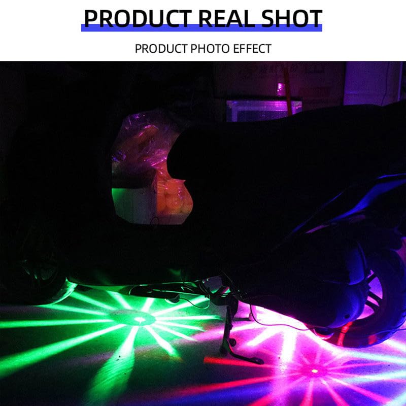 RGB LED Star Underglow Light | 12V/24V Common Flash Mode Set of 2