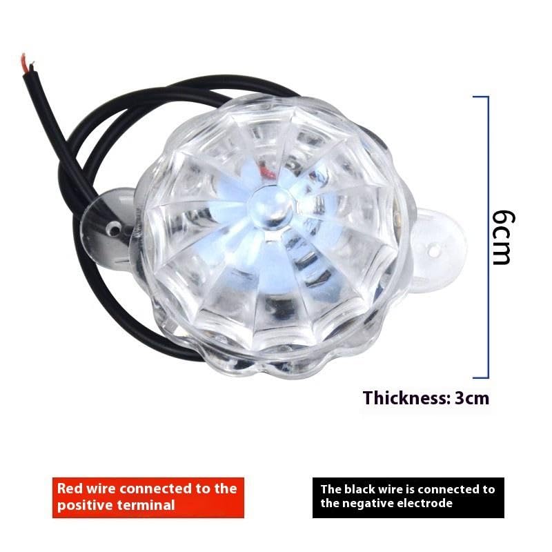 RGB LED Star Underglow Light | 12V/24V Common Flash Mode Set of 2